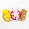 Cotton Rope Pet Dog Throw Toys Cartoon Duck Pig Small Medium Dogs Squeaker Chew Training Toy Durable Outdoor Dog Toy Flying Disc - Image 3