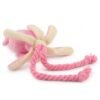 Cute Squid Small Dog Toy Sound BB Plush Pet Puppy Rope Toys Pink Chew Squeak Toys For Cat - Image 5