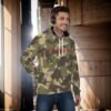 All-Over Print Men's Pullover Hoodie-Camoflauge Design-Regular Fit-Printed As Shown - Image 2