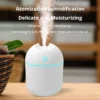 250ML Mini White Ultrasonic Air Humidifier Romantic Light USB Essential Oil Diffuser - Image 3
