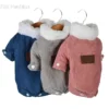 Dog Clothes Autumn Winter Puppy Pet Dog Coat Jacket For Small Medium Dogs Thicken Warm Chihuahua Yorkies Clothes Pets Clothing - Image 2