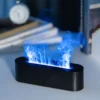 Newest RGB Flame Aroma Diffuser Humidifier USB Desktop Simulation Light Aromatherapy Purifier Air for Bedroom With 7 Colors - Image 3