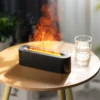 Newest RGB Flame Aroma Diffuser Humidifier USB Desktop Simulation Light Aromatherapy Purifier Air for Bedroom With 7 Colors - Image 4