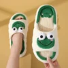 Hot Sale Women Milk Cow Linen Slippers Four Seasons Men Indoor Sandals Adults Cartoon Slides Couples Cute Breathable Home Shoes - Image 4