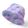 Sky Printed Purple Double-Side Printing Bucket Hat-eb80 - Image 2