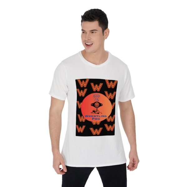 Wrestling Pro Design-All-Over Print Men's O-Neck T-Shirt-White