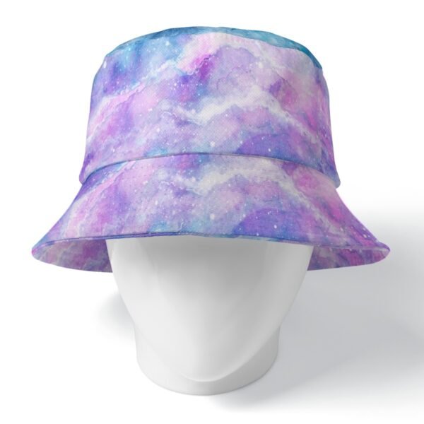 Sky Printed Purple Double-Side Printing Bucket Hat-eb80
