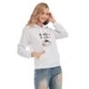 Latte To Go Design-All-Over Print Women's Slim Pullover Hoodie - Image 2