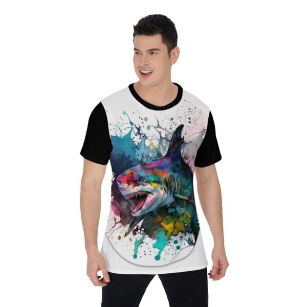 Shark Pool All-Over Print Men's O-Neck T-Shirt-eb9005