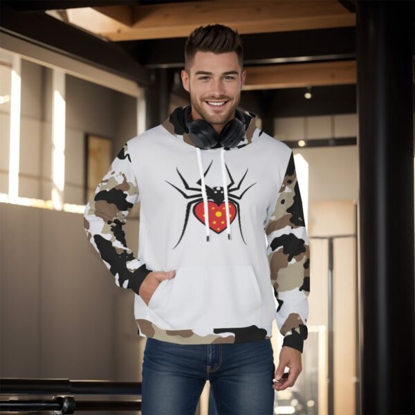 Spider Maverick Design-All-Over Print Men's Pullover Hoodie