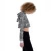 Fashion Grafitti All-Over Print Women's Crop Top Hoodie-eb105 - Image 2