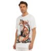 Foxy Tail All-Over Print Men's O-Neck T-Shirt | 190GSM Cotton-eb9007 - Image 3