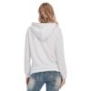 Decaf Americano Design-All-Over Print Women's Slim Pullover Hoodie - Image 4