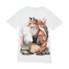 Foxy Tail All-Over Print Men's O-Neck T-Shirt | 190GSM Cotton-eb9007 - Image 5