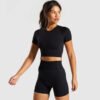 Seamless Knitted Buttocks Yoga Set - Image 9