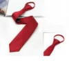 2021 Men Suits Ties Luxury Noble Line Tie For Wedding Party Formal Pre-tied Zipper Ties Narrow Necktie - Image 2