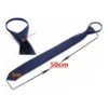2021 Men Suits Ties Luxury Noble Line Tie For Wedding Party Formal Pre-tied Zipper Ties Narrow Necktie - Image 4