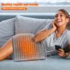 75W Electric Heating Pad for Back Pain 10 Heat Level Soft Heat Pad for Moist Dry Therapy 3 Timer Settings Warm Shawl Body Warmer - Image 3