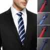 8cm Jacquard Lazy Zipper Cravat Necktie Great Quality Birthday Gift Tie For Men Boyfriend Formal Clothing Classic Fashion Ties - Image 2