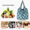 Big Eco-Friendly Folding Shopping Bag Reusable Portable Shoulder Handbag Travel Grocery Fashion Pocket Tote Heavy Storage Bags - Image 3