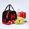 Cartoon Minnie Portable Lunch Boxes Waterproof Animated Polkadots Thermal Cooler Food Insulated Lunch Bag Kids School Children - Image 5