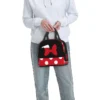 Cartoon Minnie Portable Lunch Boxes Waterproof Animated Polkadots Thermal Cooler Food Insulated Lunch Bag Kids School Children - Image 6