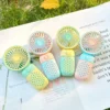 Cute USB Mini Fan Portable Handheld Fan Rechargeable Mini Handy Fan Pocket Size Low Noise Small Electric Fan Student Dormitory - Image 5
