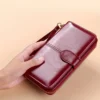 Hot Sale Women Wallet Leather Clutch Brand Coin Purse Female Wallet Card Holder Long Lady Clutch Carteira Feminina - Image 2