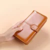 Hot Sale Women Wallet Leather Clutch Brand Coin Purse Female Wallet Card Holder Long Lady Clutch Carteira Feminina - Image 4