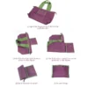 Large Capacity Reusable Shopping Bag Drawstring Vegetable Fruit Bag Environmental Protection Fashion Shoulder HandbagGrocery Bag - Image 5