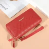 Long Women's Wallet Female Purses Tassel Coin Purse Card Holder Wallets Double Zipper Pu Leather Clutch Luxury Money Phone Bag - Image 4