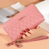 Long Women's Wallet Female Purses Tassel Coin Purse Card Holder Wallets Double Zipper Pu Leather Clutch Luxury Money Phone Bag - Image 5
