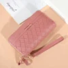 Long Women's Wallet Female Purses Tassel Coin Purse Card Holder Wallets Double Zipper Pu Leather Clutch Luxury Money Phone Bag - Image 6