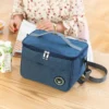 Portable Lunch Bag Food Thermal Box Durable Waterproof Office Cooler Lunchbox With Shoulder Strap Insulated Case - Image 2