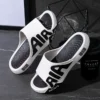 2024 Men's Slippers Summer PVC Beach Slippers Non-Skid Bathroom Sandals Trendy Bathroom Home Indoor Flip-flops For Men - Image 3
