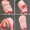 Summer Kids Slippers Girl Baby Cartoon Pink Rabbit Antiskid Light Slippers Children Boys Cute Animal Sandals Beach Shoe Outdoor - Image 3