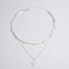 925 Sterling Silver Three-Layer Round Necklace Simple Snake Chain Charm Ball Chain Party Gift For Women's Exquisite Jewelry - Image 3