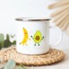 Funny Avocado Print Mugs Creative Enamel Coffee Cups Drink Dessert Breakfast Milk Cup Cute Juice Mugs Handle Drinkware Best Gift - Image 5