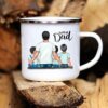 Super Dad Printed Mug Creative Coffee Tea Cups Daddy Life Drinks Beer Wine Cup Enamel Mugs Handle Drinkware Father's Day Gifts - Image 7