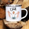 Super Dad Printed Mug Creative Coffee Tea Cups Daddy Life Drinks Beer Wine Cup Enamel Mugs Handle Drinkware Father's Day Gifts - Image 4
