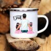 Super Dad Printed Mug Creative Coffee Tea Cups Daddy Life Drinks Beer Wine Cup Enamel Mugs Handle Drinkware Father's Day Gifts - Image 6
