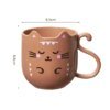 Cute Cat Mouthwash mug Toothbrush Cup Home Travel Cartoon Thickened Wash Cup Plastic mugs - Image 5