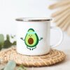 Funny Avocado Print Mugs Creative Enamel Coffee Cups Drink Dessert Breakfast Milk Cup Cute Juice Mugs Handle Drinkware Best Gift - Image 6