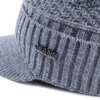 Unisex Warm Winter Hats Stylish Add Fur Lined Soft Beanie Cap With Brim Thick Winter Knitted Hats For Men & Women Dropshipping - Image 7
