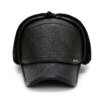 High Quality PU Leather Hats Winter First Layer Cowhide Warm Earmuffs Bomber Caps Plus Velvet Thicken Man Bone Caps Dad Hat - Image 6
