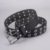 1pc Women's Belt Trend Simple Double Hole Men Belt Punk Hip Hop Rock Style Subculture Y2K Belt Punch Free Belt for Men and Women - Image 7