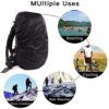 Backpack Rain Cover 30-40L Waterproof Outdoor Hiking Climbing Fishing Dust UV Protection Rain Cover - Image 5