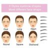 8 In 1 Reusable Eyebrow Stencil Beauty Makeup Brow Stamp Template Eyebrows Shape Tools - Image 5