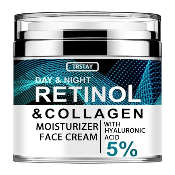 Collagen Retinol Hyaluronic Acid Cream, Retinol and Collagen Face Cream, 50g