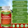Alxfresh B-Complex Vitamin Supplements (B12 B1 B2 B3 B5 B6 B9 Folic Acid &Biotin), Immune & Energy Support - Image 6